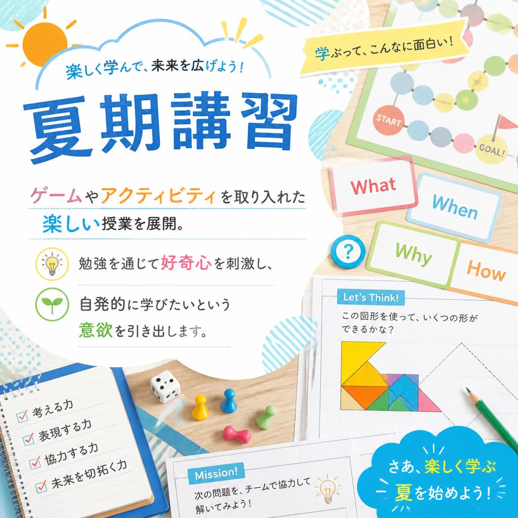 楽しく学べる授業内容
