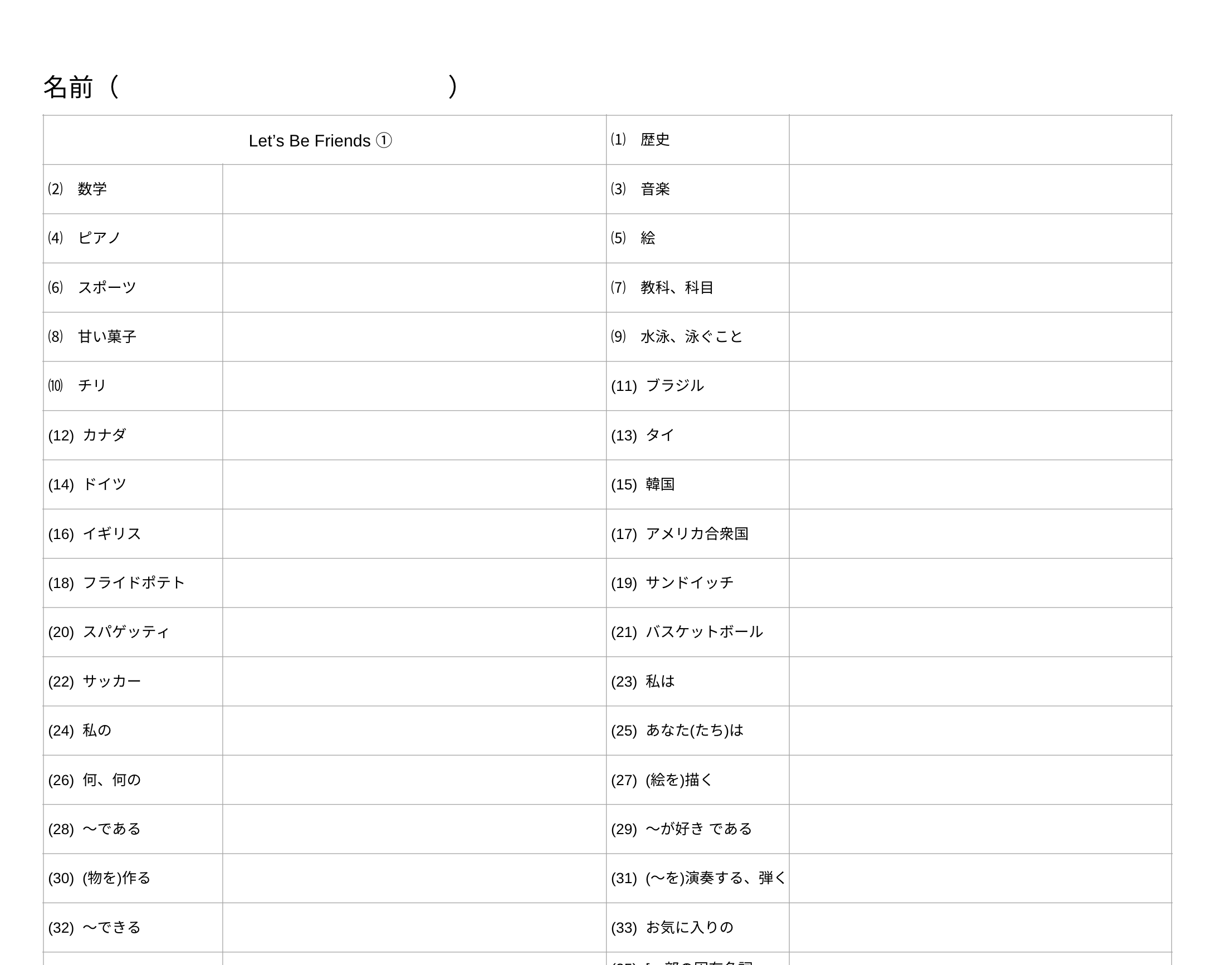 3. プリントの内容詳細
